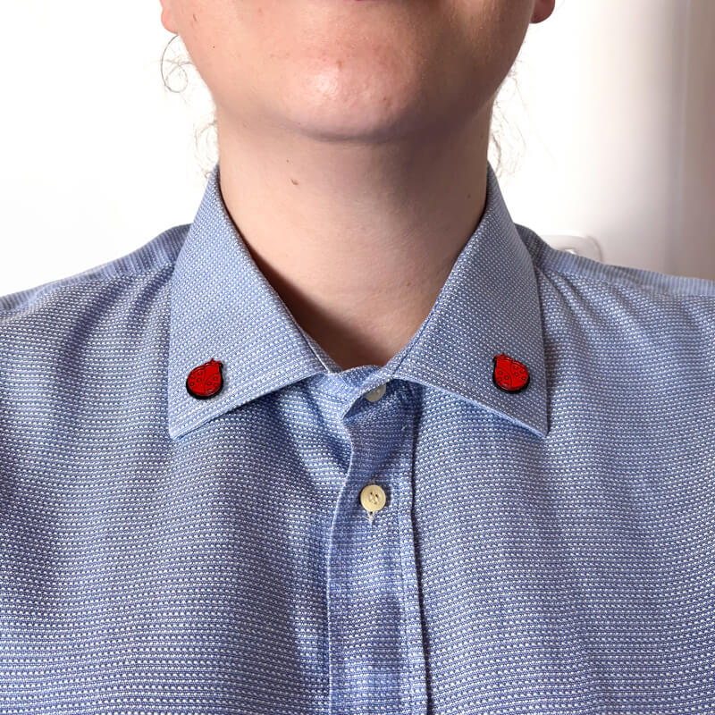 Coccinella – Coppia di Charms Magnetici