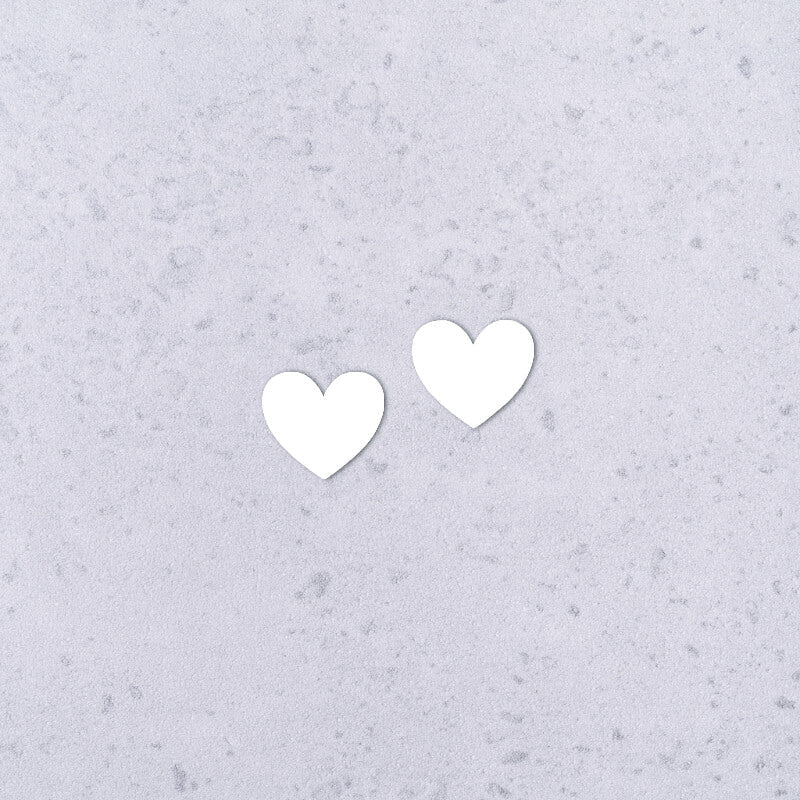 Cuore M – Orecchini in Plexiglas