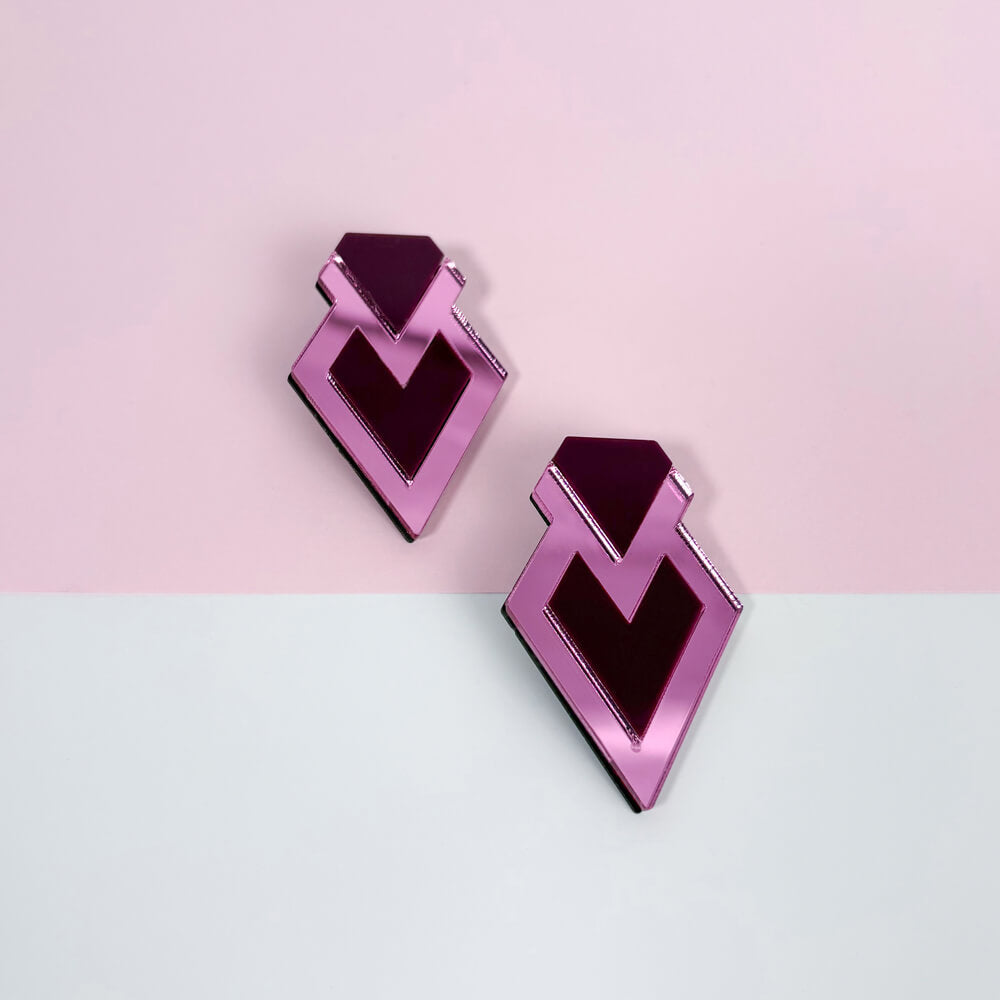 Greta - Orecchini in Plexiglas