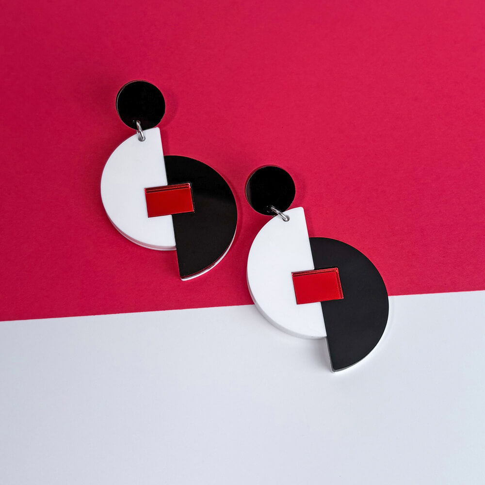 Origami – Orecchini in Plexiglas Pendenti