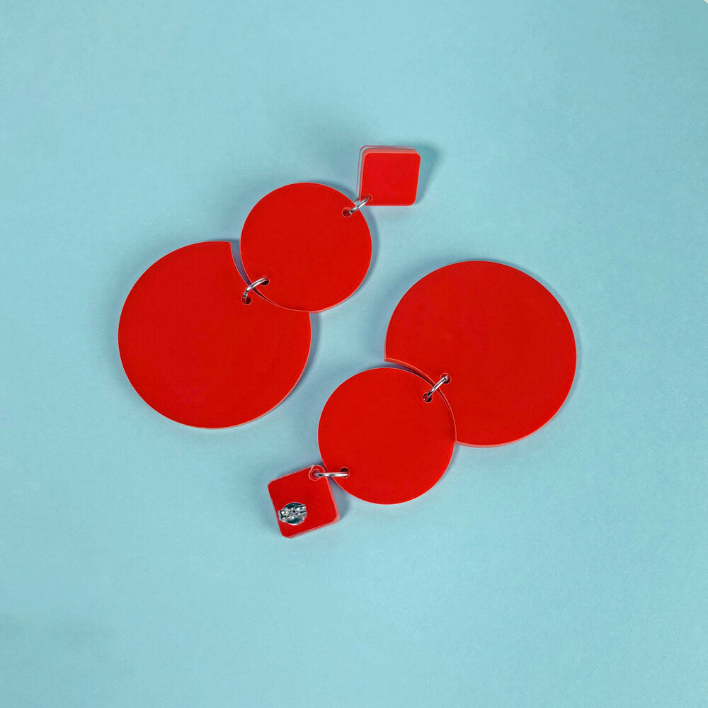 Trino – Orecchini in Plexiglas Pendenti