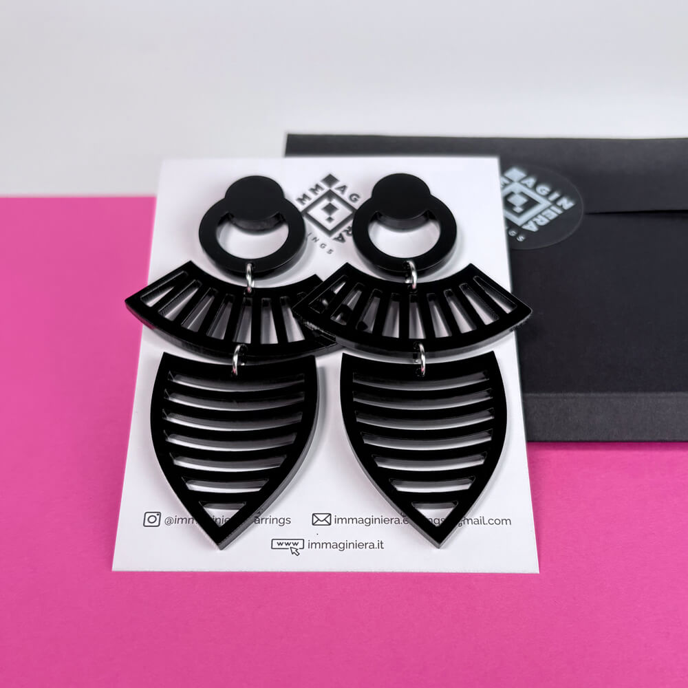 Bee You – Maxi Orecchini in Plexiglas