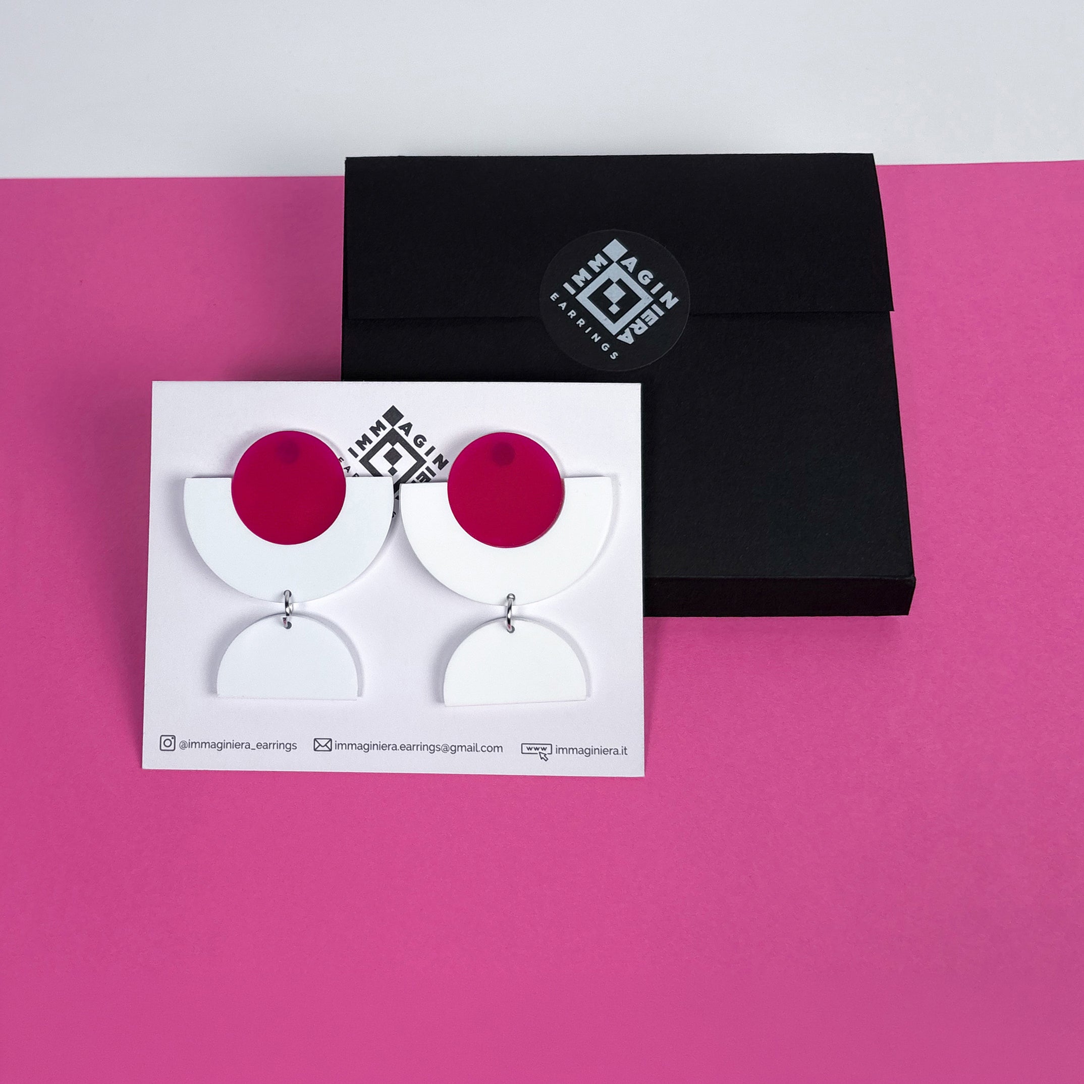 Ajet Double – Orecchini in Plexiglas
