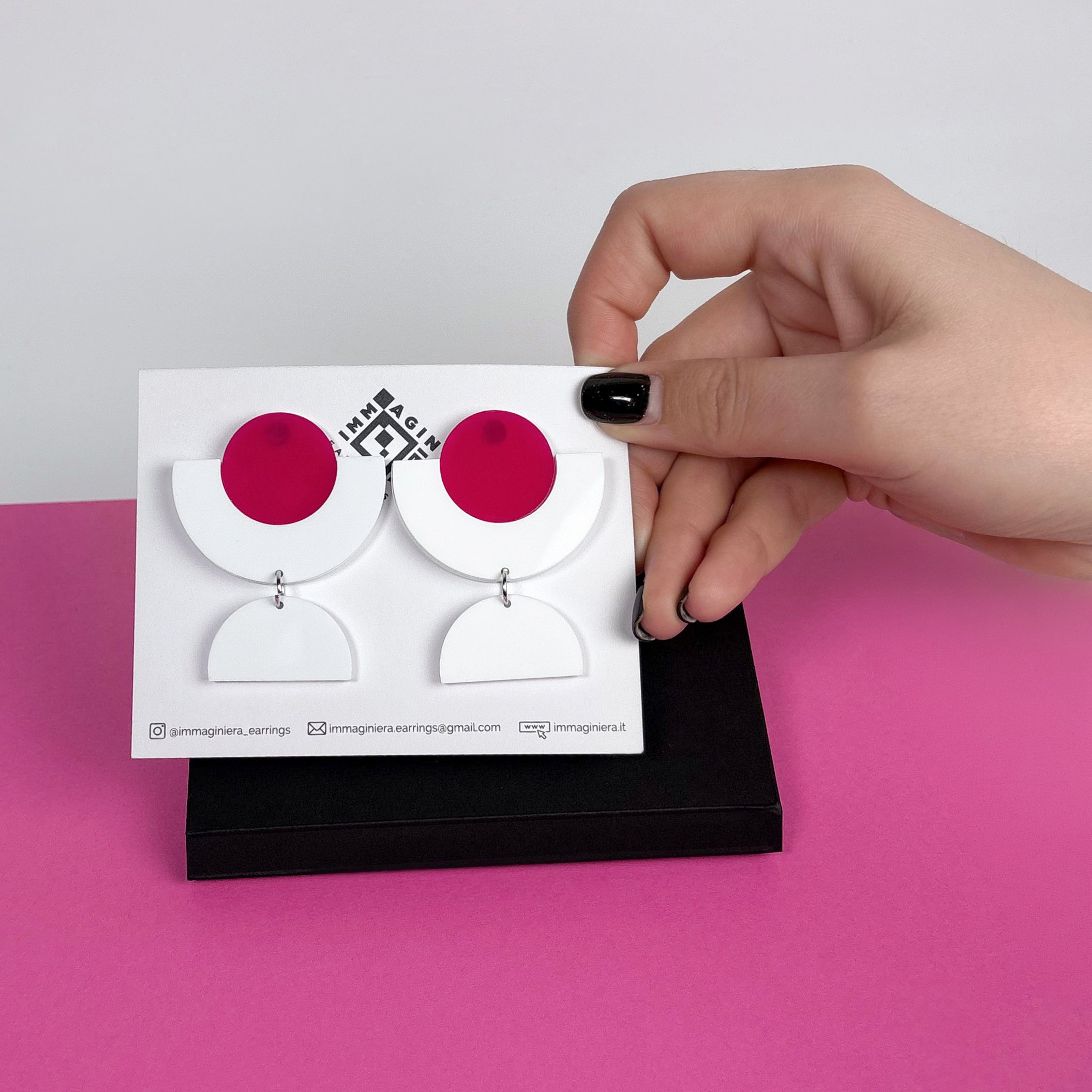 Ajet Double – Orecchini in Plexiglas