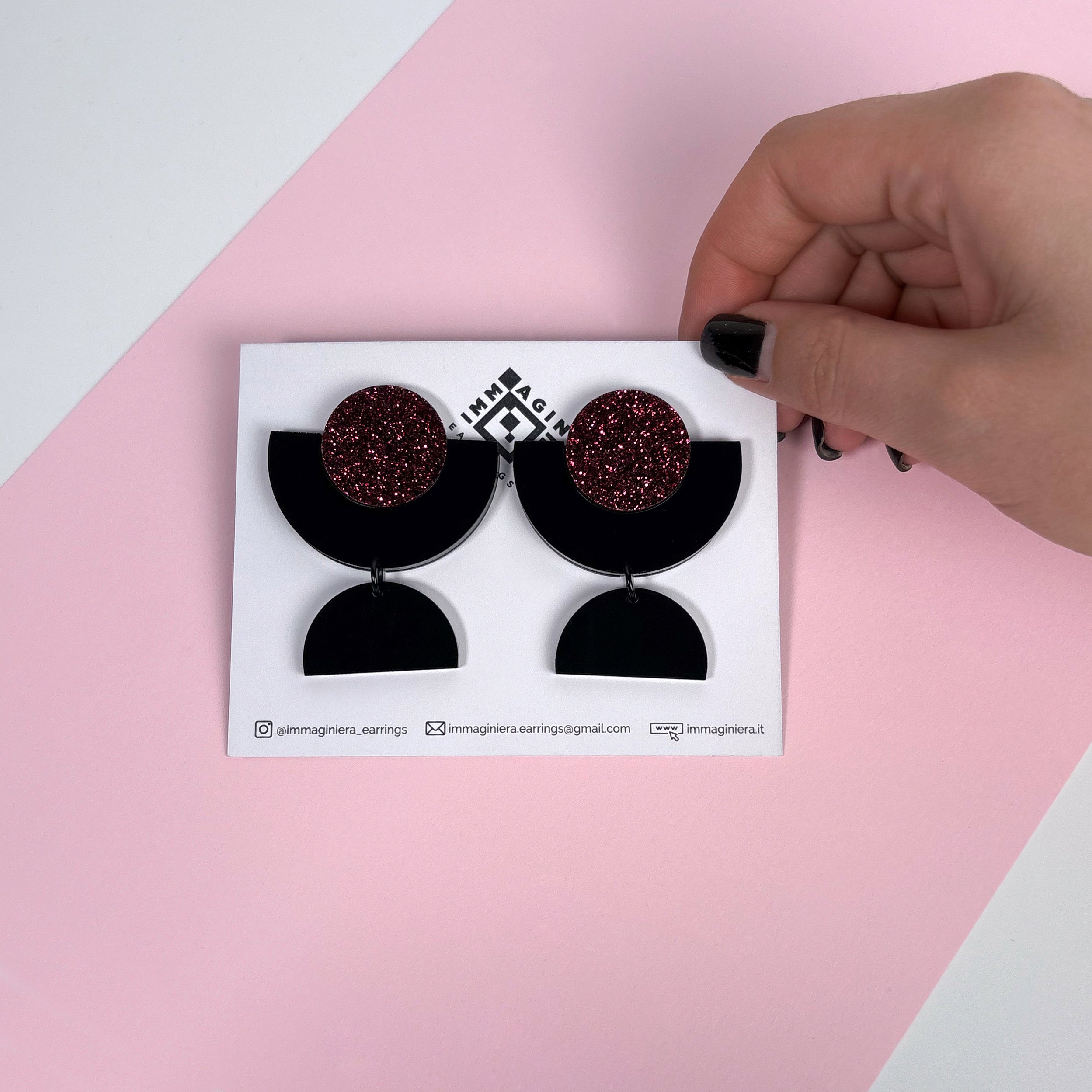Ajet Double – Orecchini in Plexiglas