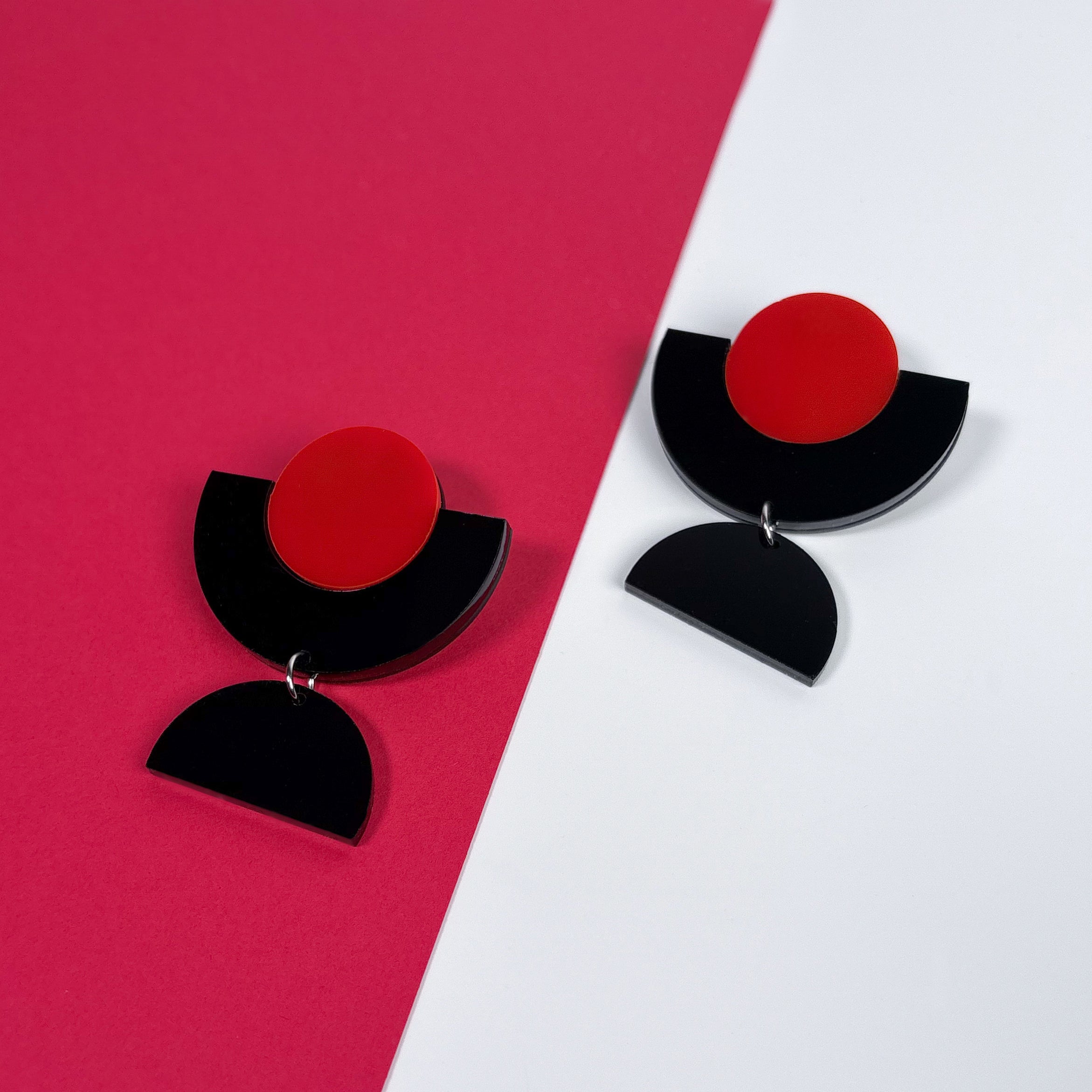 Ajet Double – Orecchini in Plexiglas