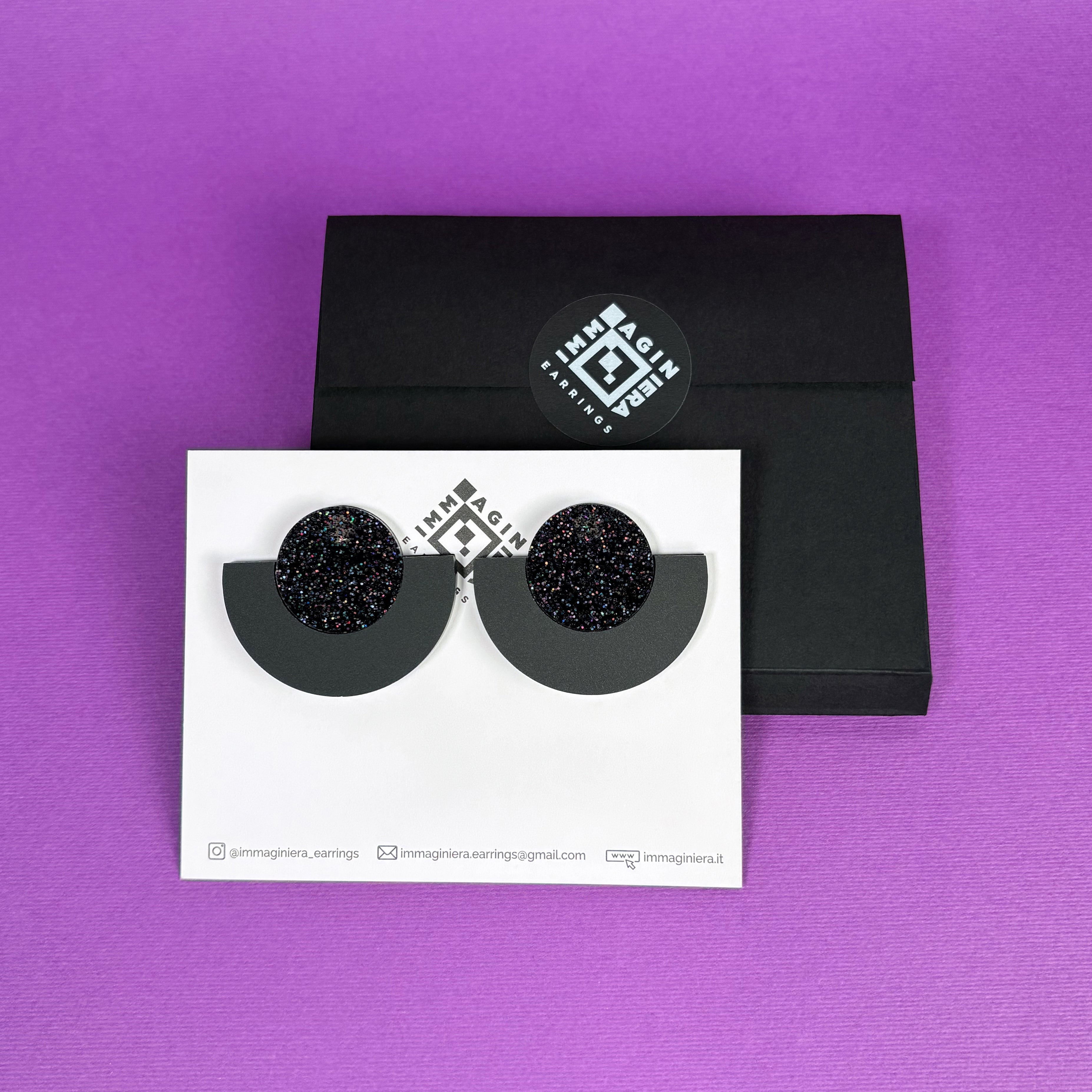 Ajet Simple Monocromatici  – Orecchini in Plexiglas