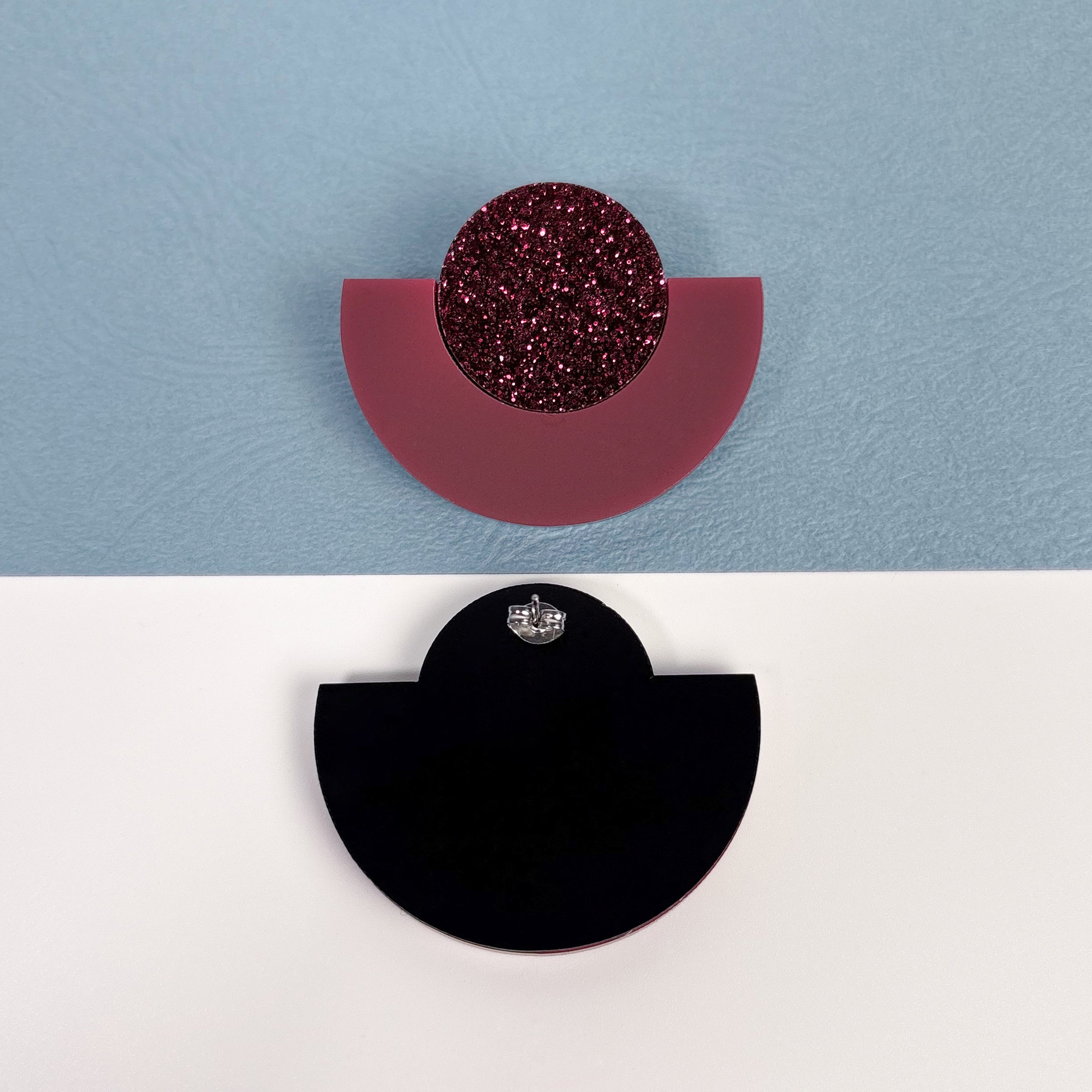 Ajet Simple Monocromatici  – Orecchini in Plexiglas