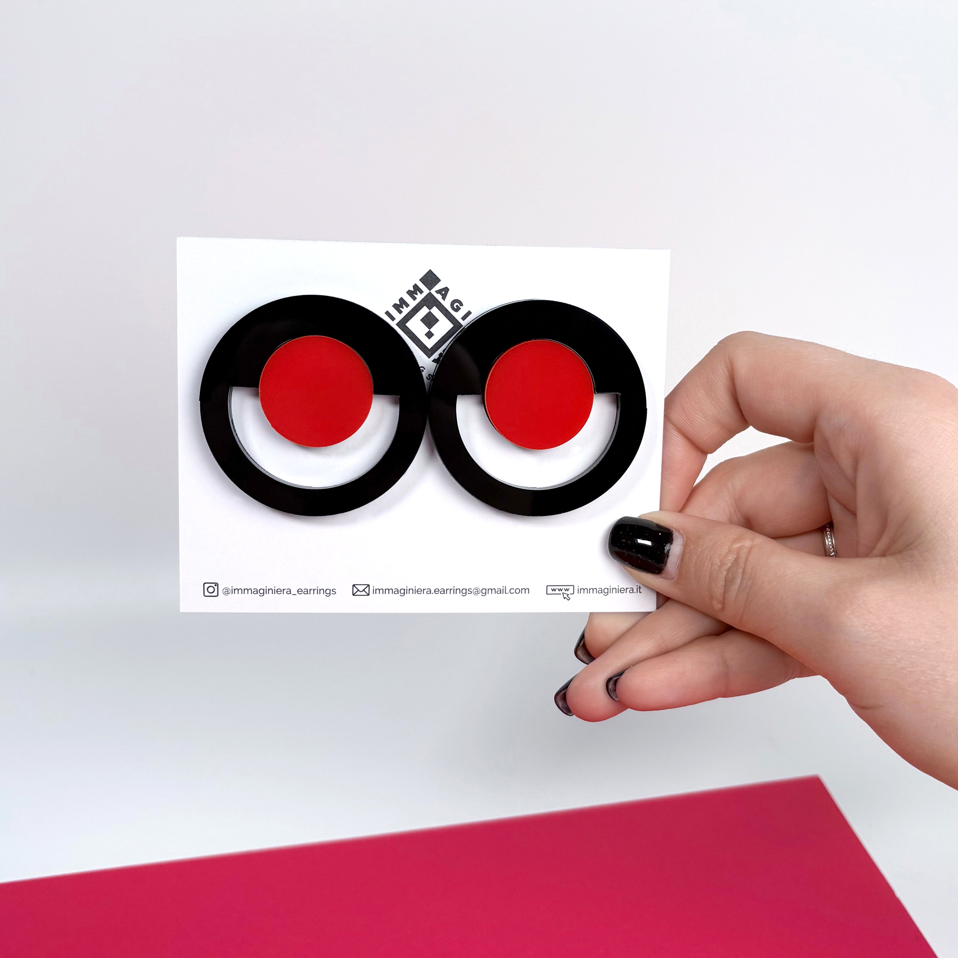 Aten – Orecchini in Plexiglas Grandi