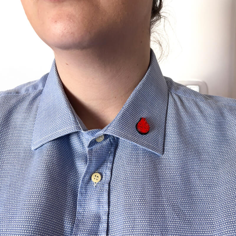 Coccinella – Charm Magnetico per Camicia