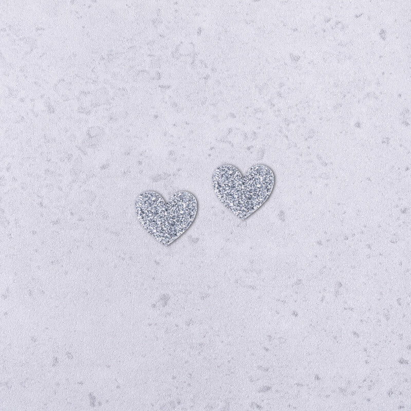 Cuore M – Orecchini in Plexiglas