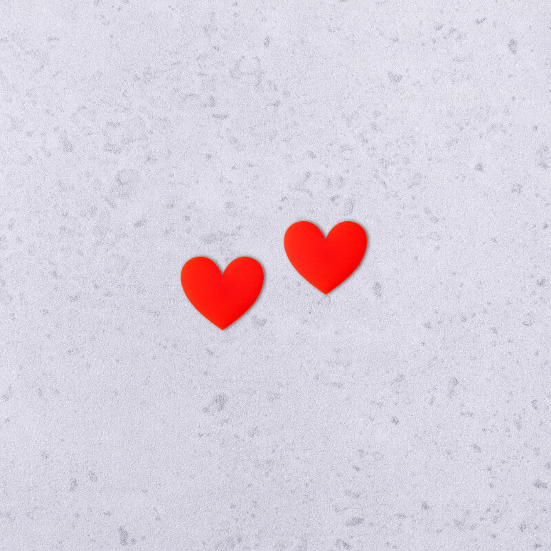 Cuore M – Orecchini in Plexiglas