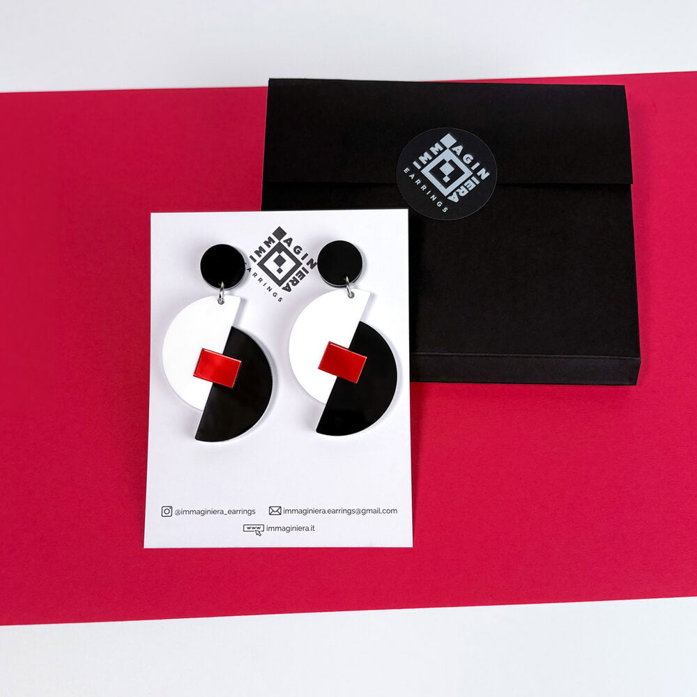 Origami – Orecchini in Plexiglas Pendenti