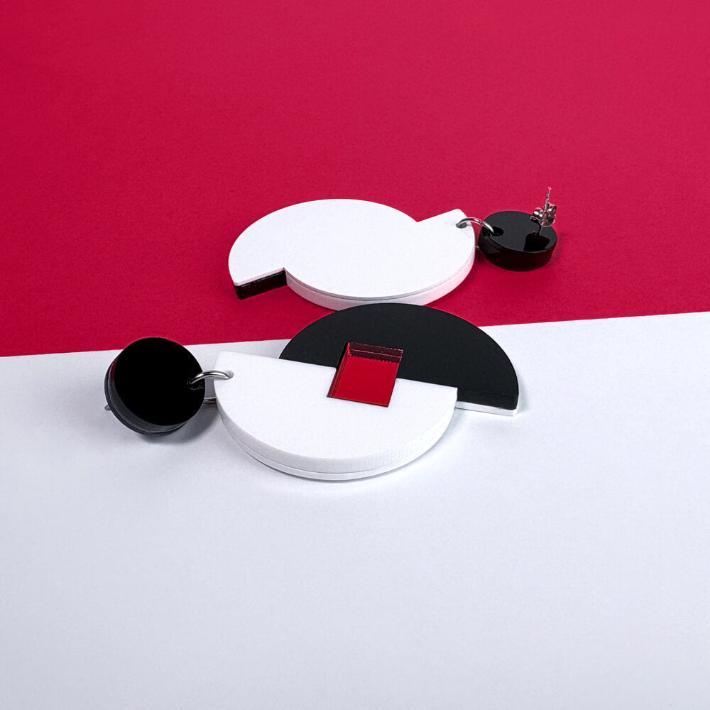 Origami – Orecchini in Plexiglas Pendenti