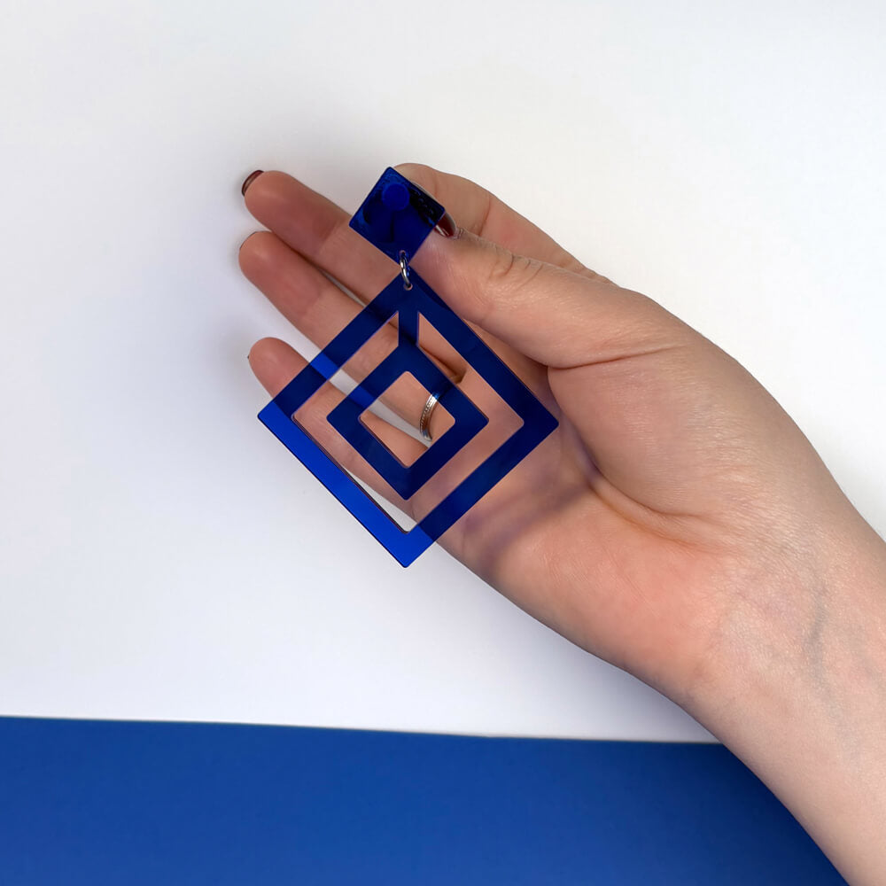 Jane – Orecchini in Plexiglas