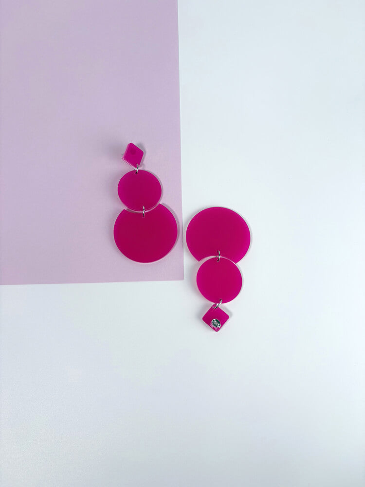 Trino – Orecchini in Plexiglas Pendenti