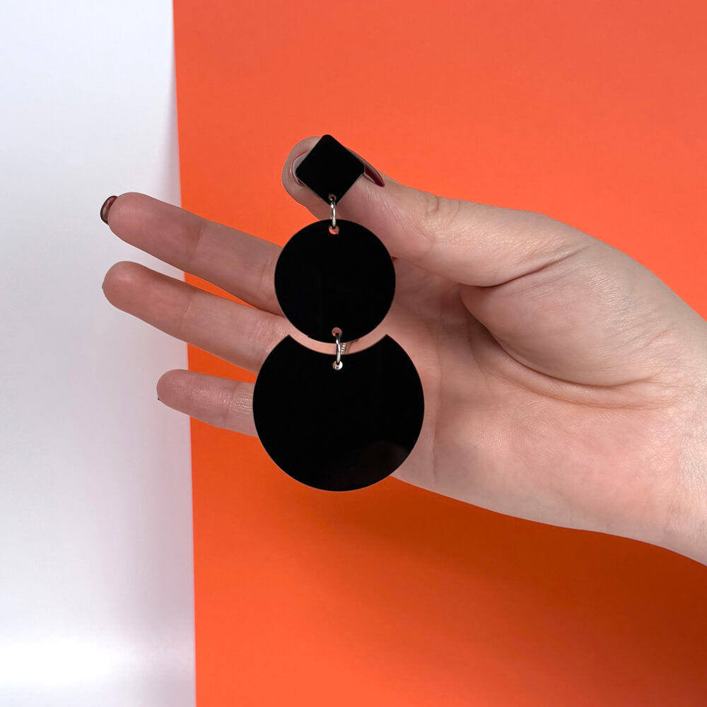 Trino – Orecchini in Plexiglas Pendenti