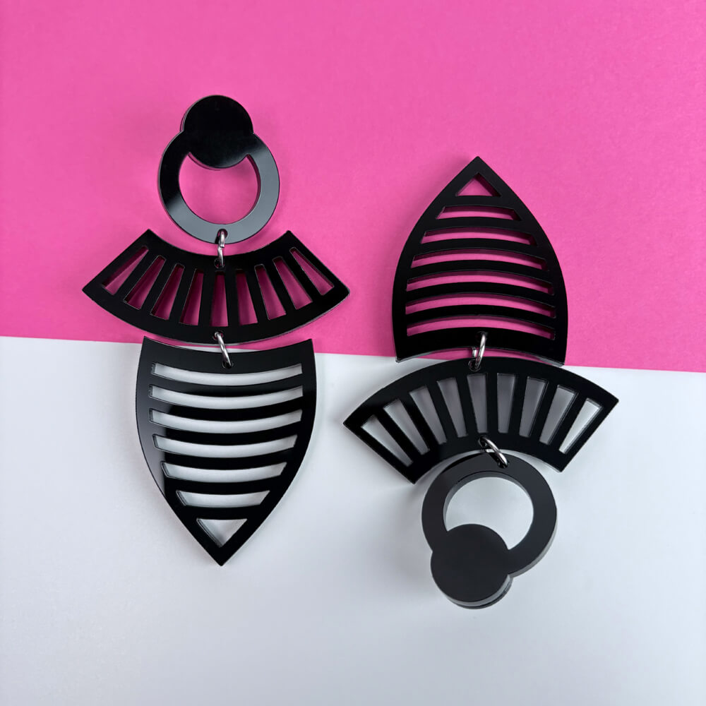 Bee You – Maxi Orecchini in Plexiglas